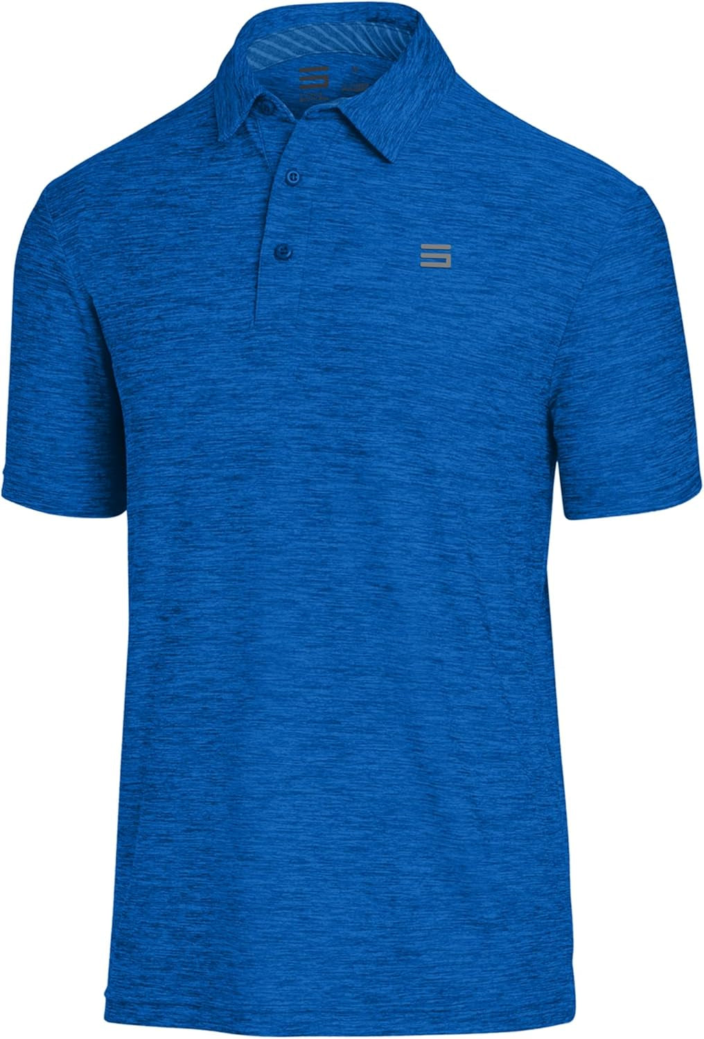 Golf Shirts for Men - Dry Fit Short-Sleeve Polo, Athletic Casual Collared T-Shirt