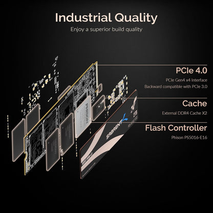 2TB Rocket Nvme Pcie 4.0 M.2 2280 Internal SSD Maximum Performance Solid State Drive (Latest Version) (Sb-Rocket-Nvme4-2Tb).