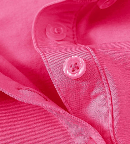 Long Sleeve Golf Polo Shirts for Women Dry-Fit Sports Tennis Polo Shirts Woman Golf Tops for Hiking Running Rose