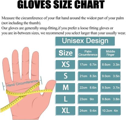 Winter Gloves Waterproof Windproof 3M Insulated Gloves 3 Fingers Dual-Layer Touchscreen Gloves for Men and Women