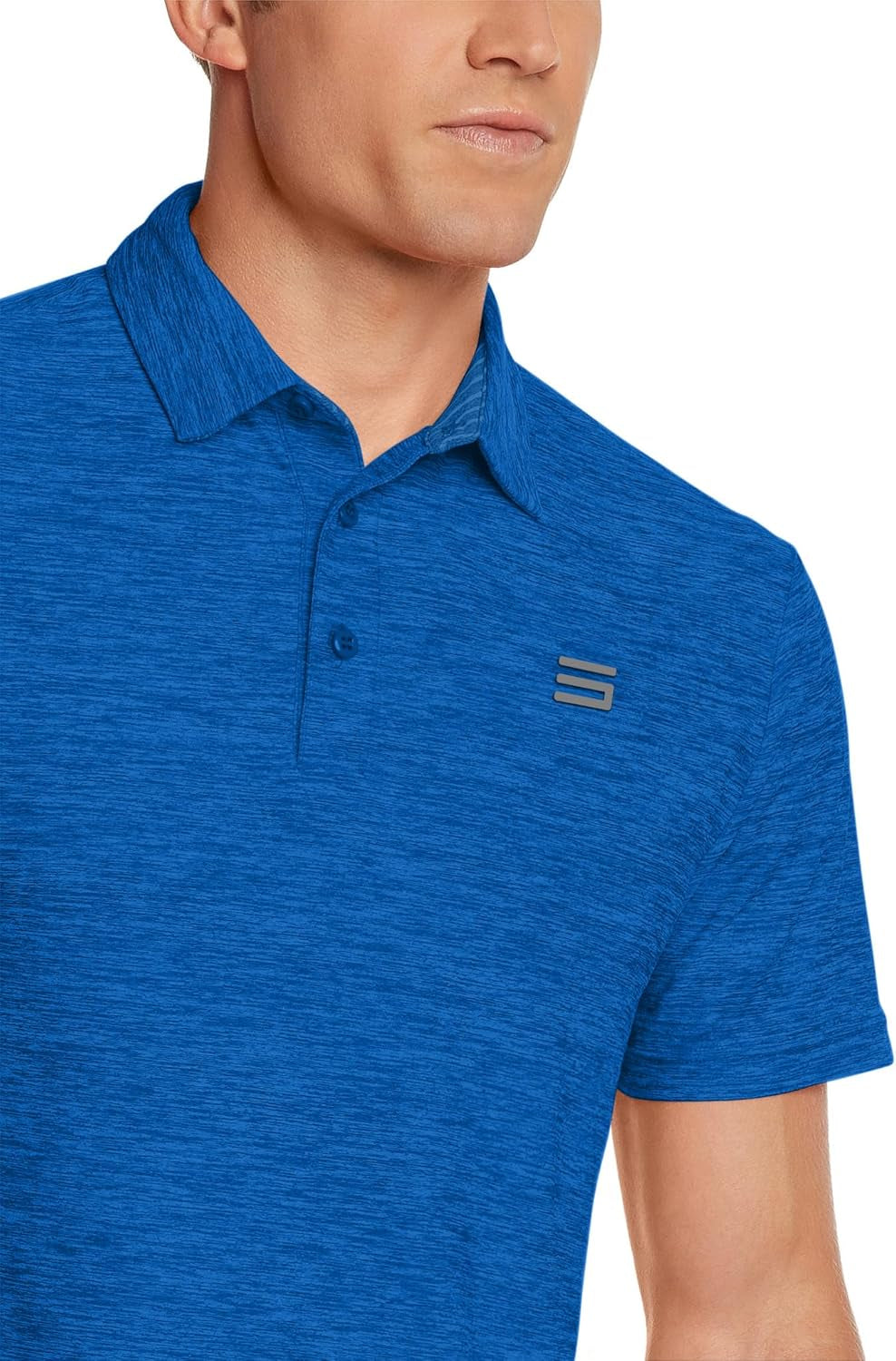 Golf Shirts for Men - Dry Fit Short-Sleeve Polo, Athletic Casual Collared T-Shirt