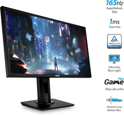 VG248QG 24” G-Sync Compatible Gaming Monitor 165Hz Full HD 1080P 0.5Ms DP HDMI DVI Eye Care