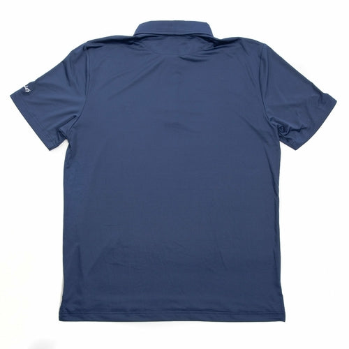 Navy & Flamingo - Golf Polo