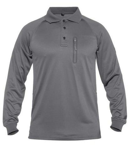 Long Sleeve Polo Shirts Mens Tactical Military Golf Polo Tee Shirts